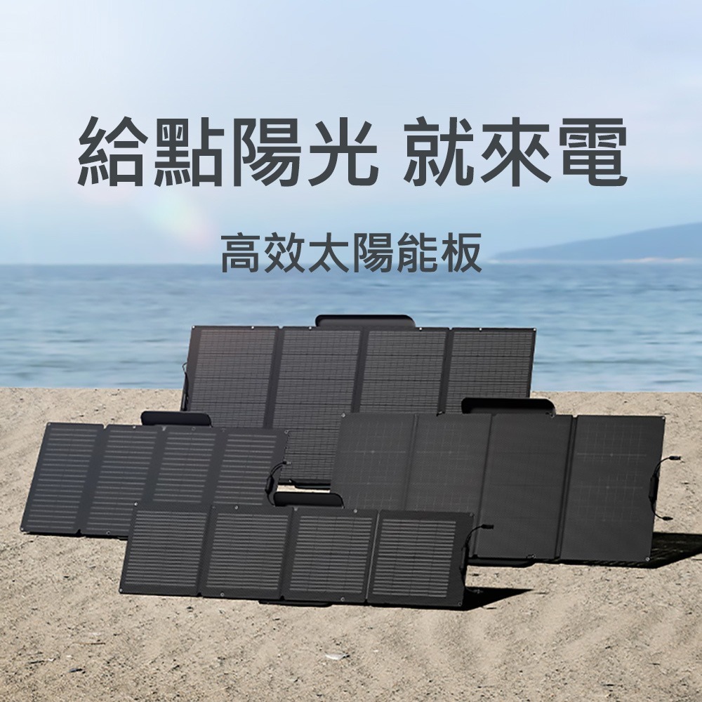 【預購】EcoFlow 正浩 220W 雙面便攜太陽能板-細節圖2