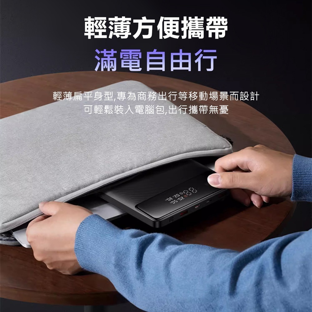 Baseus倍思 100W布雷德數顯快充行動電源20000mAh H1 Lite PPBLD100HD-細節圖7