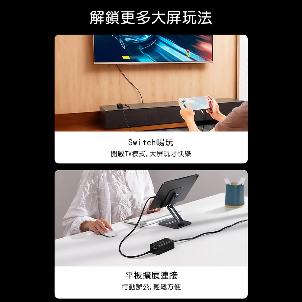 Baseus倍思 GaN5 Pro氮化鎵67W快充充電器CCGAN67HDC-細節圖2