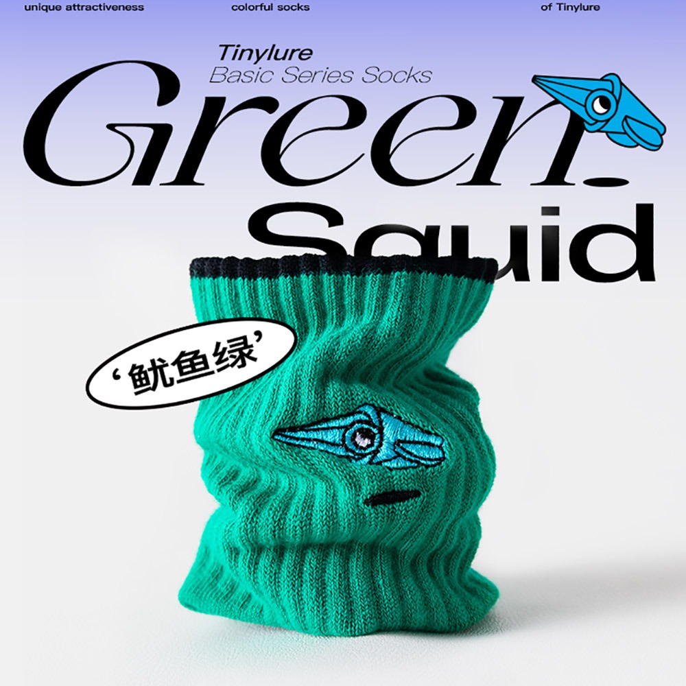 Tinylure 中短筒純色襪 童襪 親子襪 潮襪-細節圖3