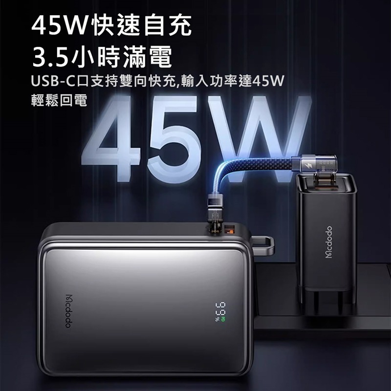 Mcdodo麥多多 67W行動電源20000mAh MC433-細節圖7