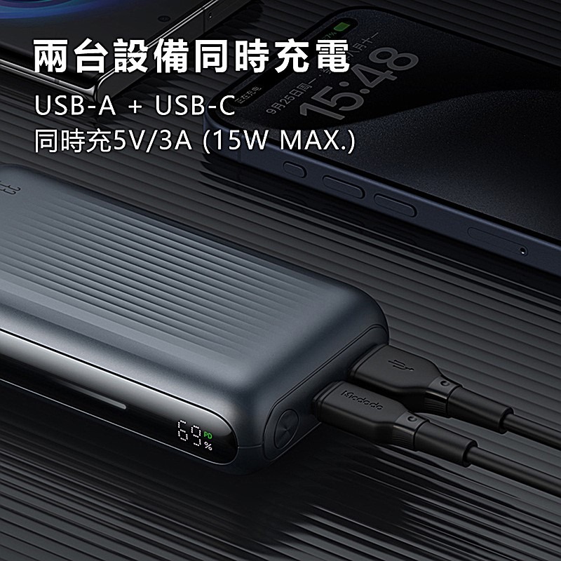 Mcdodo麥多多 萬象系列33W數顯行動電源10000mAh 37Wh MC453-細節圖4