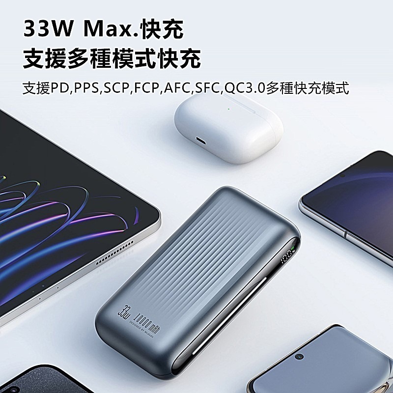 Mcdodo麥多多 萬象系列33W數顯行動電源10000mAh 37Wh MC453-細節圖5