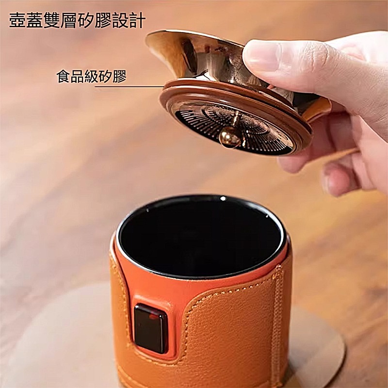 沏派 飛行壺禮盒 茶具伴手禮盒套裝戶外旅行陶瓷茶具-細節圖3