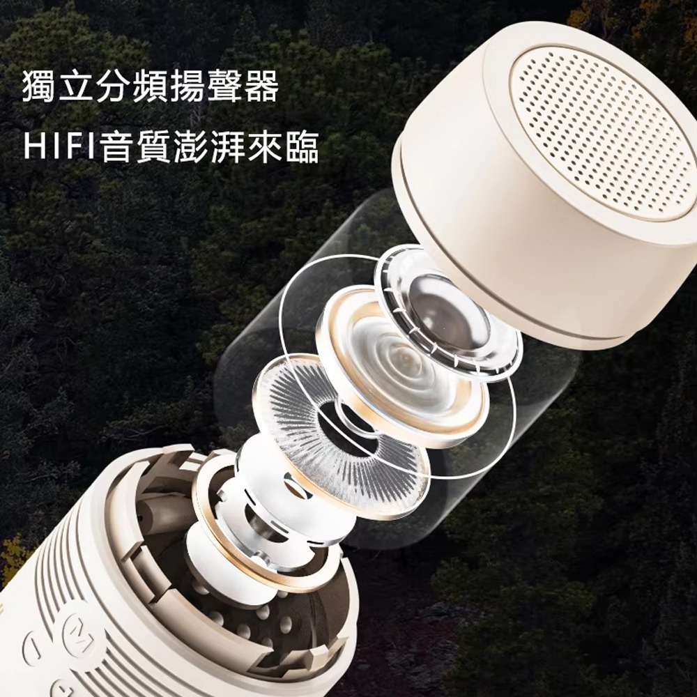 Jeep吉普 戶外露營運動IPX5防水手電筒無線藍牙音箱JPS SC002-細節圖3