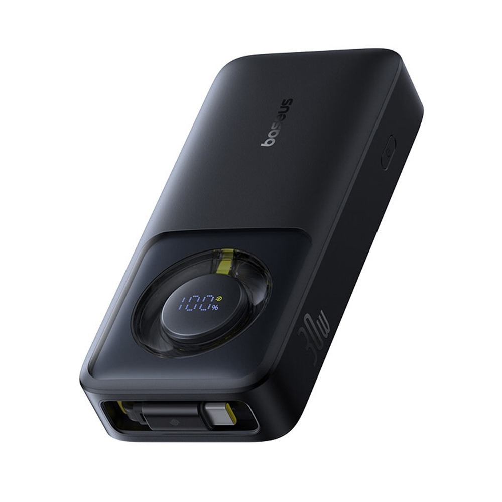 Baseus倍思 Nomos 30W拉伸線數顯快充行動電源Type-C 10000mAh-細節圖2
