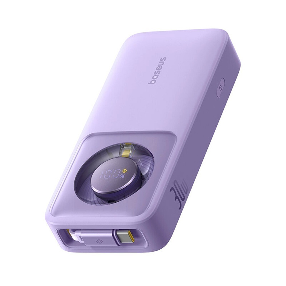 Baseus倍思 Nomos 30W拉伸線數顯快充行動電源Type-C 10000mAh-細節圖3