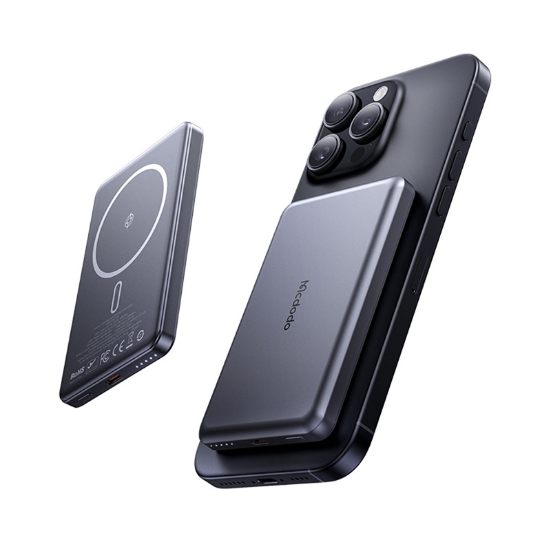 Mcdodo麥多多 Paper系列20W金屬磁吸行動電源5000mAh MC464-細節圖4