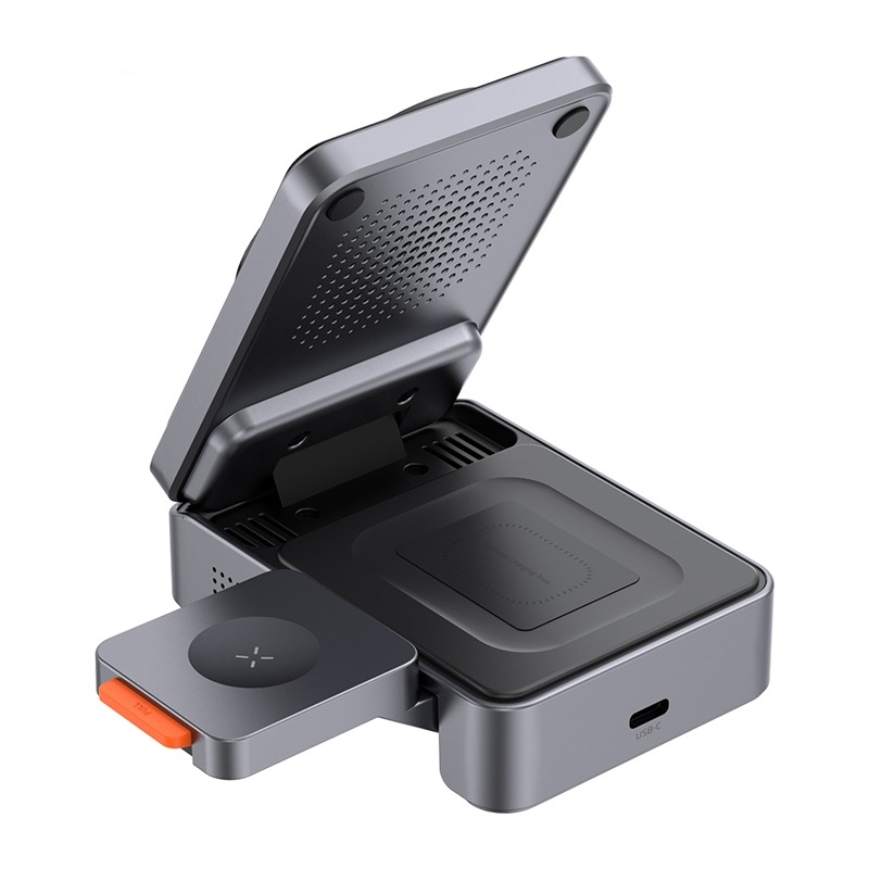 Mcdodo麥多多 CH519潘多拉系列15W MagQ Qi2 三合一折疊桌面無線充-細節圖5