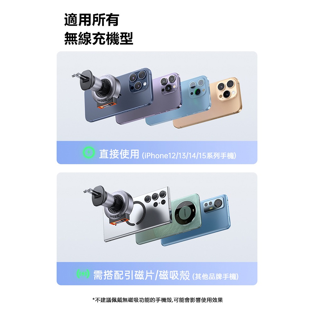 Mcdodo麥多多 CH009 MagQ Qi2 15W樂道系列單拉伸縮車載無線充-細節圖5