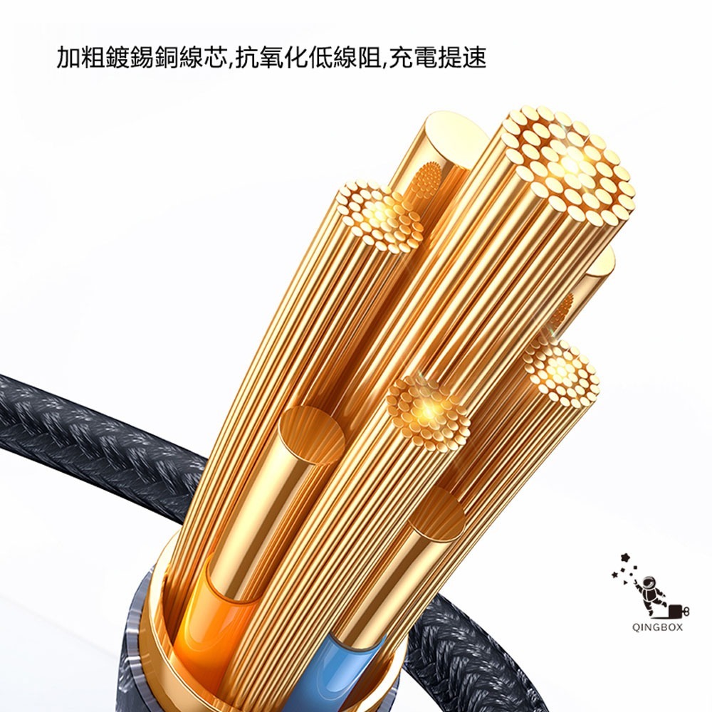 Mcdodo麥多多 LQ CA674 CA670麥滿分系列100W一分二數據線C to C+C or C+L-細節圖5