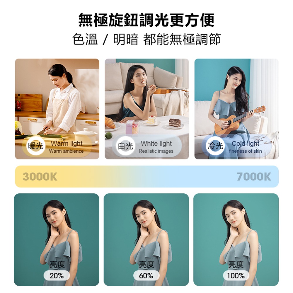 Rtako銳塔克LQ ARGTB0335S 數顯平面圓盤補光燈35cm-細節圖2