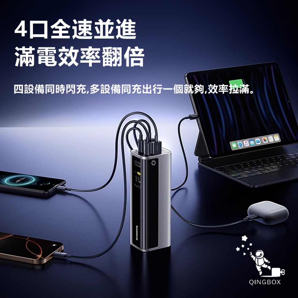 Baseus倍思 LQ EnerGeek GP12數顯快充行動電源20800mAh 77Wh 145W PPAP20E5-細節圖5