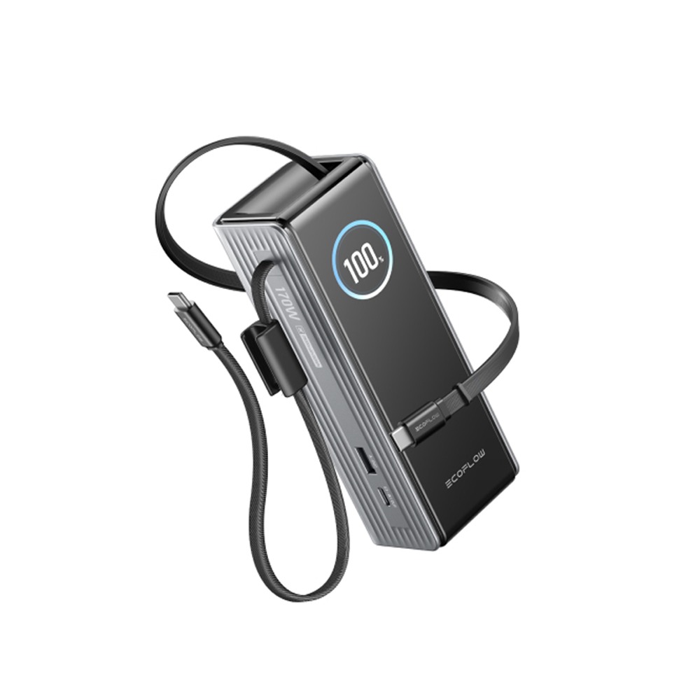 【預購】EcoFlow正浩 RAPID 170W自帶雙線閃電艙行動電源25000mAh-規格圖6