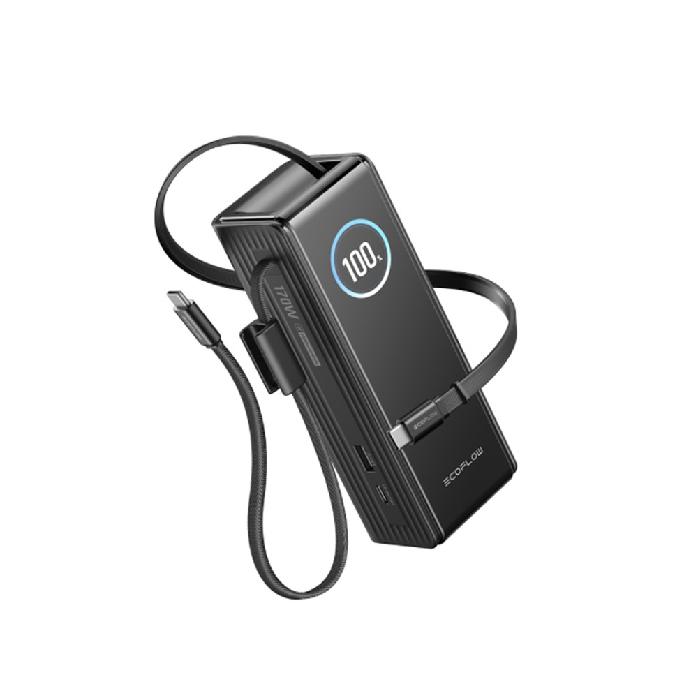 【預購】EcoFlow正浩 RAPID 170W自帶雙線閃電艙行動電源25000mAh-規格圖6