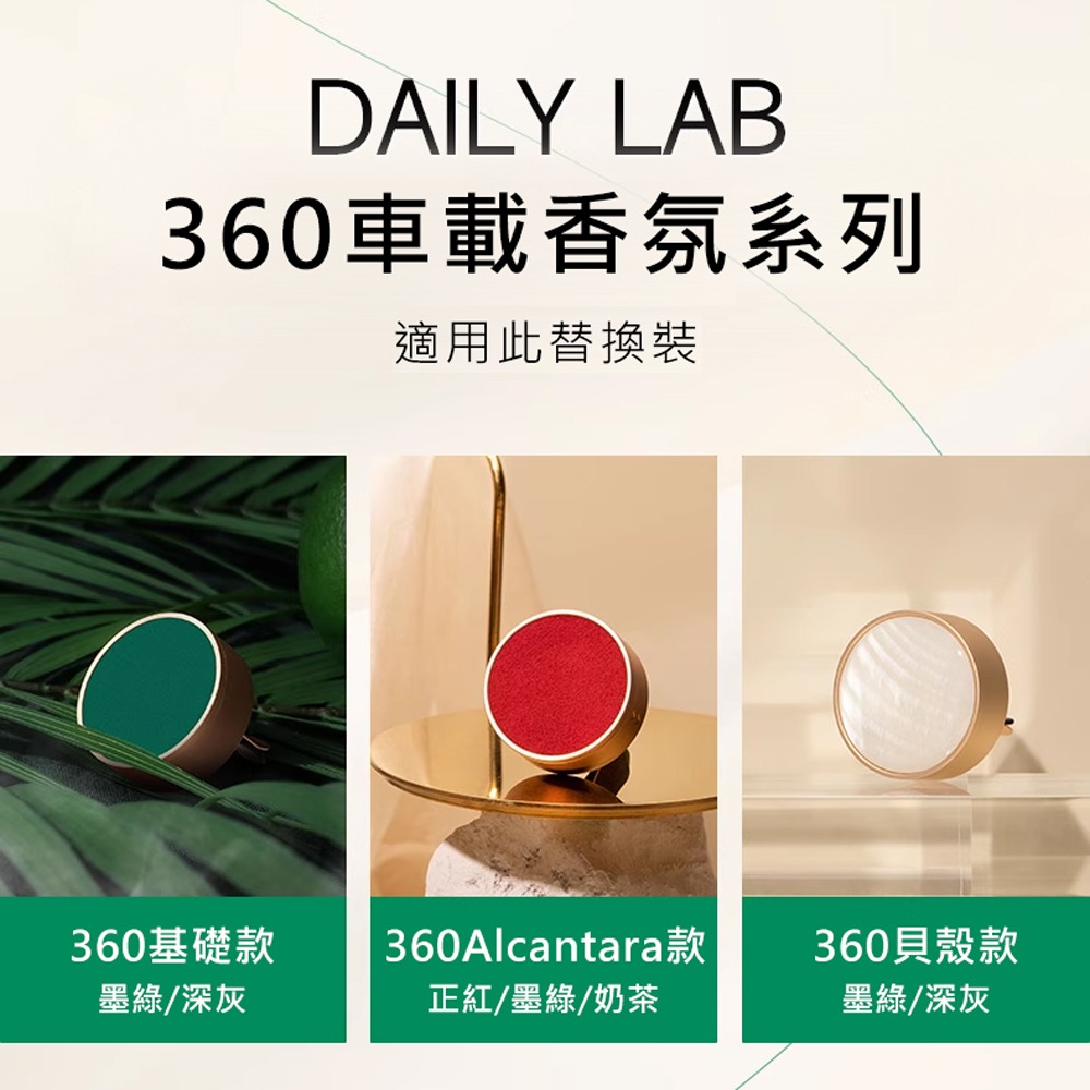 Daily Lab LQ 360°系列車載香氛香片補充包(兩片裝)-細節圖2