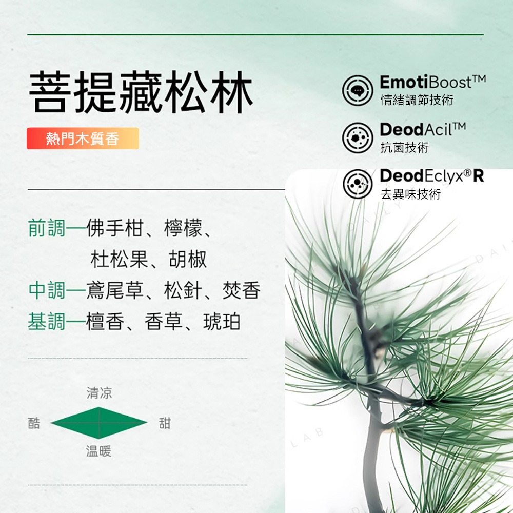 Daily Lab LQ 360°系列車載香氛香片補充包(兩片裝)-細節圖3