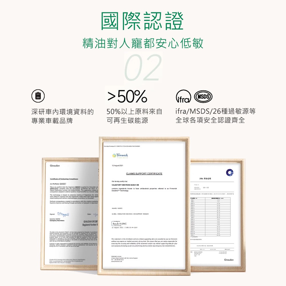 Daily Lab LQ 360°系列車載香氛香片補充包(兩片裝)-細節圖8