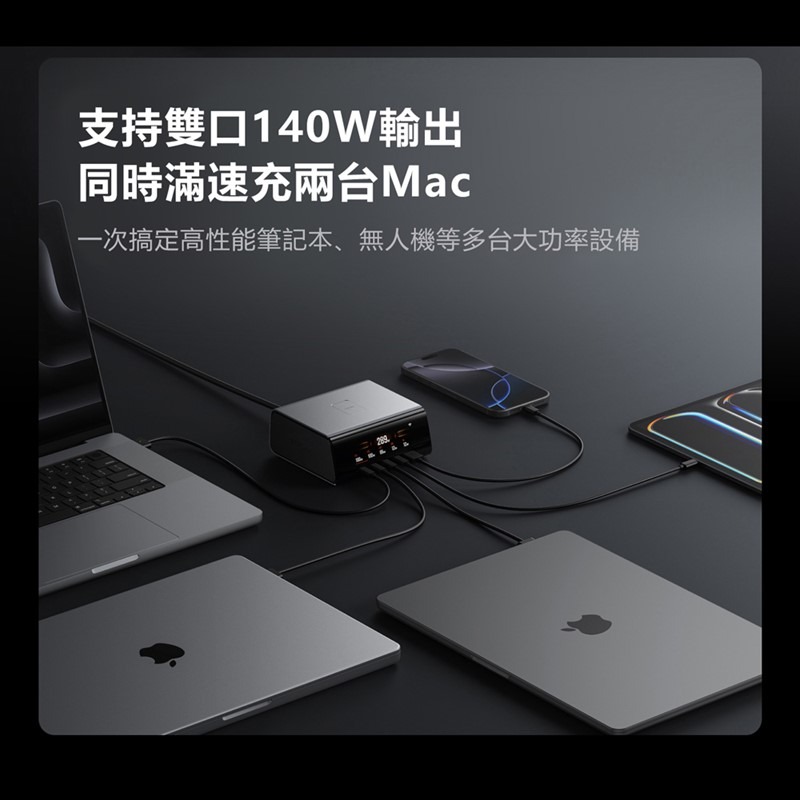 【預購】EcoFlow正浩 LQ RAPID PRO 320W 桌面超充站5口輸出-細節圖4