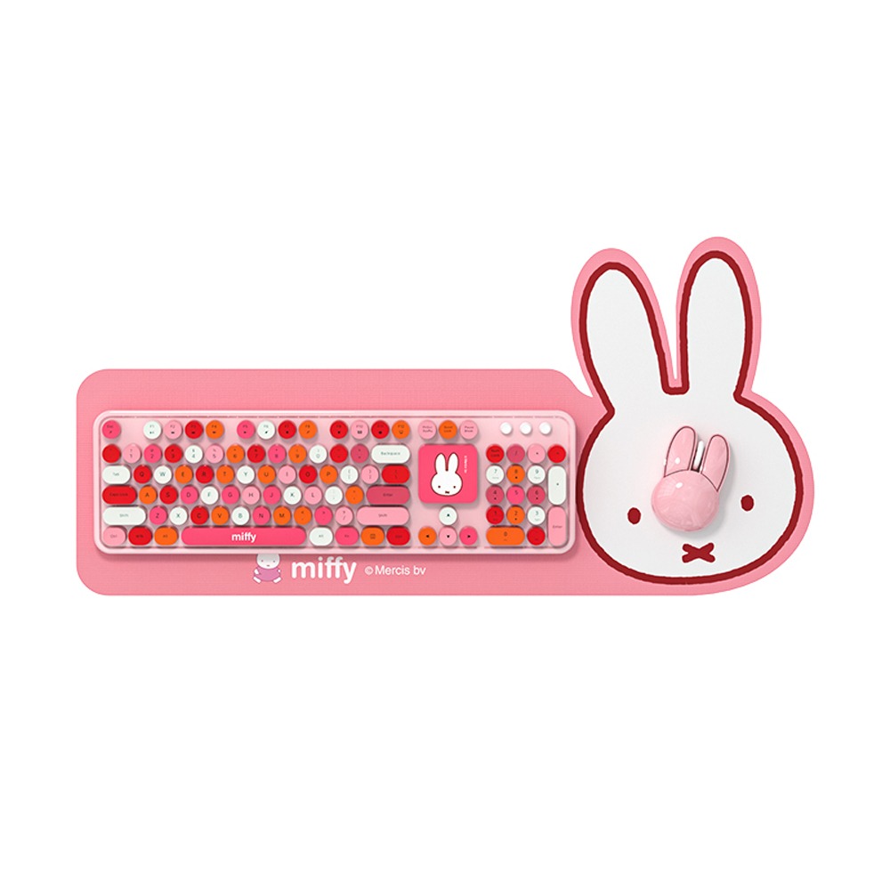 Miffy x MiPOW LQ米菲104鍵全尺寸無線鍵盤滑鼠套裝組MPC006-規格圖10