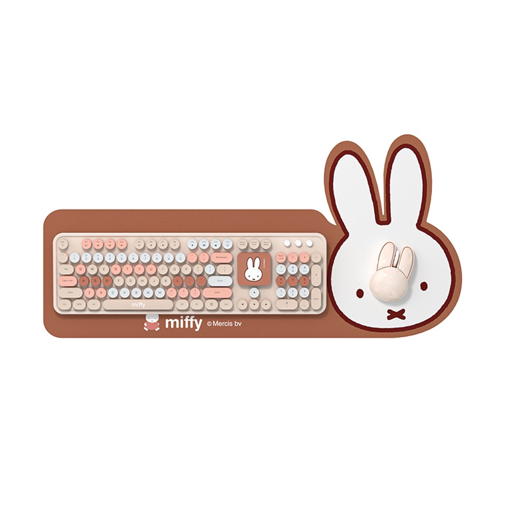 Miffy x MiPOW LQ米菲104鍵全尺寸無線鍵盤滑鼠套裝組MPC006-規格圖10