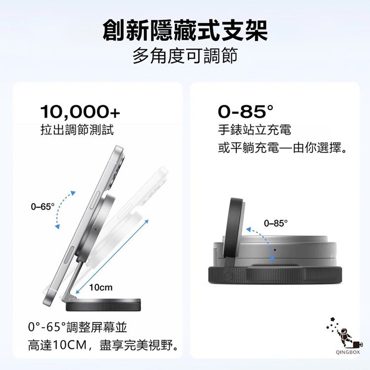 EcoFlow 正浩 EFMC3IN1 Rapid Mag 35W 三合一折疊無線充電器-細節圖3