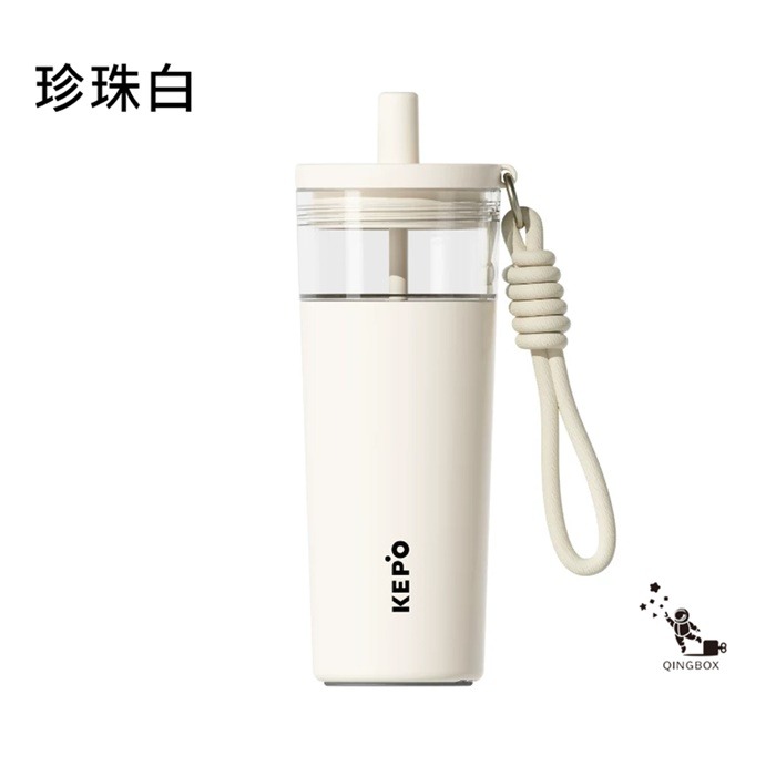 KEPO LQ 700mL KC016 316L不鏽鋼茶水分離保溫杯 陶瓷款-規格圖9