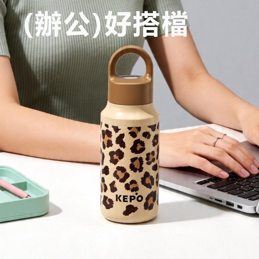 KEPO LQ 400ML KC018 無螺紋快開保溫杯 316L不銹鋼-細節圖7