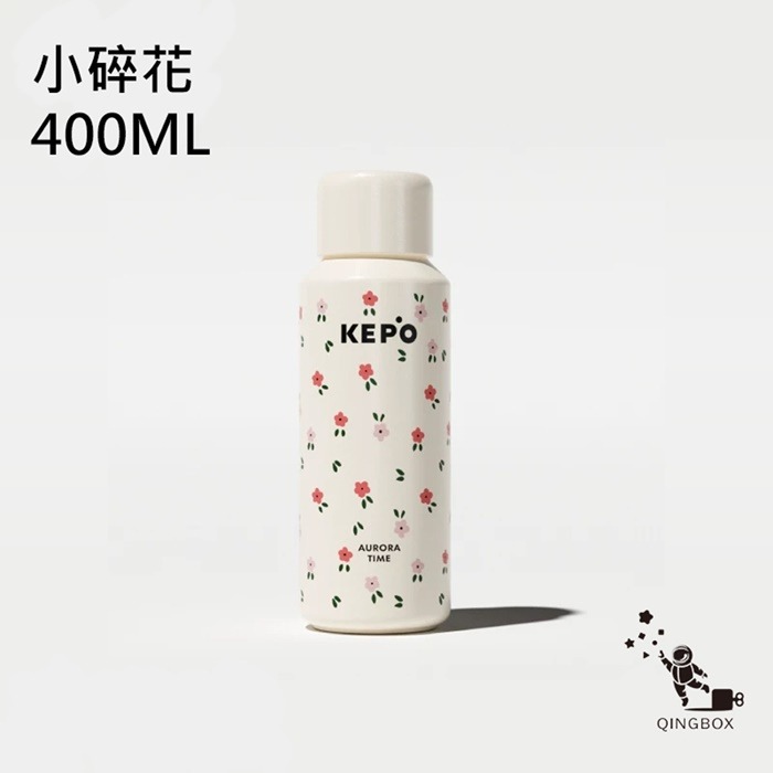 【KEPO】KC009 LQ 400ML 無螺紋彈蓋保溫杯 316不銹鋼-規格圖9