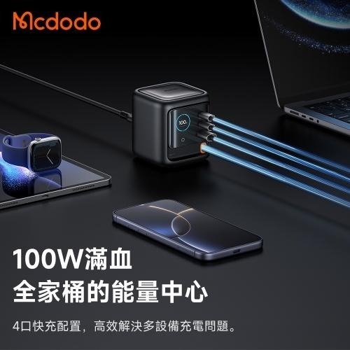 【Mcdodo 麥多多】CH139 LQ FreeGo系列桌面智慧螢幕顯示自帶線快充充電器 GaN 100W A+C-細節圖6