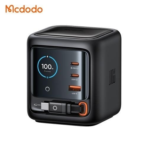 【Mcdodo 麥多多】CH139 LQ FreeGo系列桌面智慧螢幕顯示自帶線快充充電器 GaN 100W A+C-細節圖8