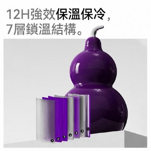 OTE歐堤 LQ Raincolor W4 316不銹鋼七彩葫蘆保溫杯300ml-細節圖4