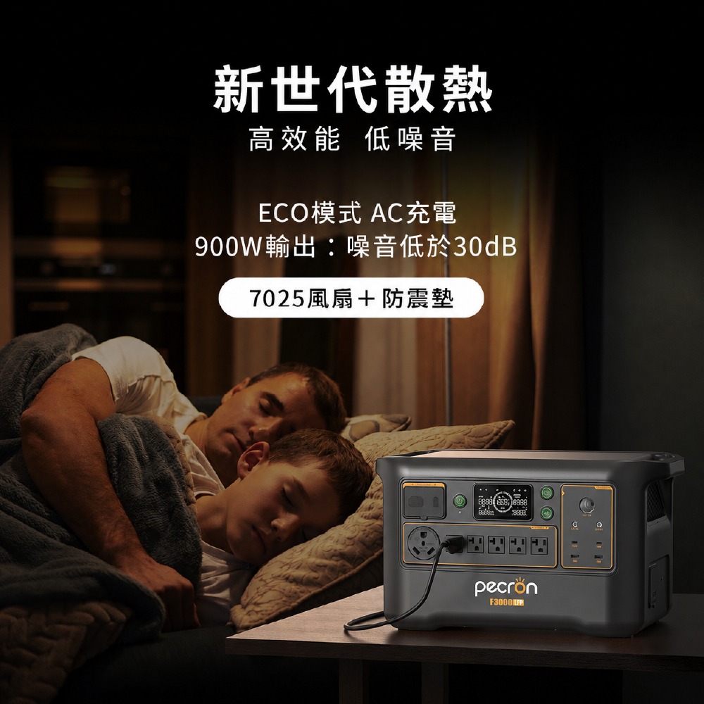 Pecron F3000LFP LQ便攜式電源站3度電戶外電源3600W 3072Wh-細節圖4