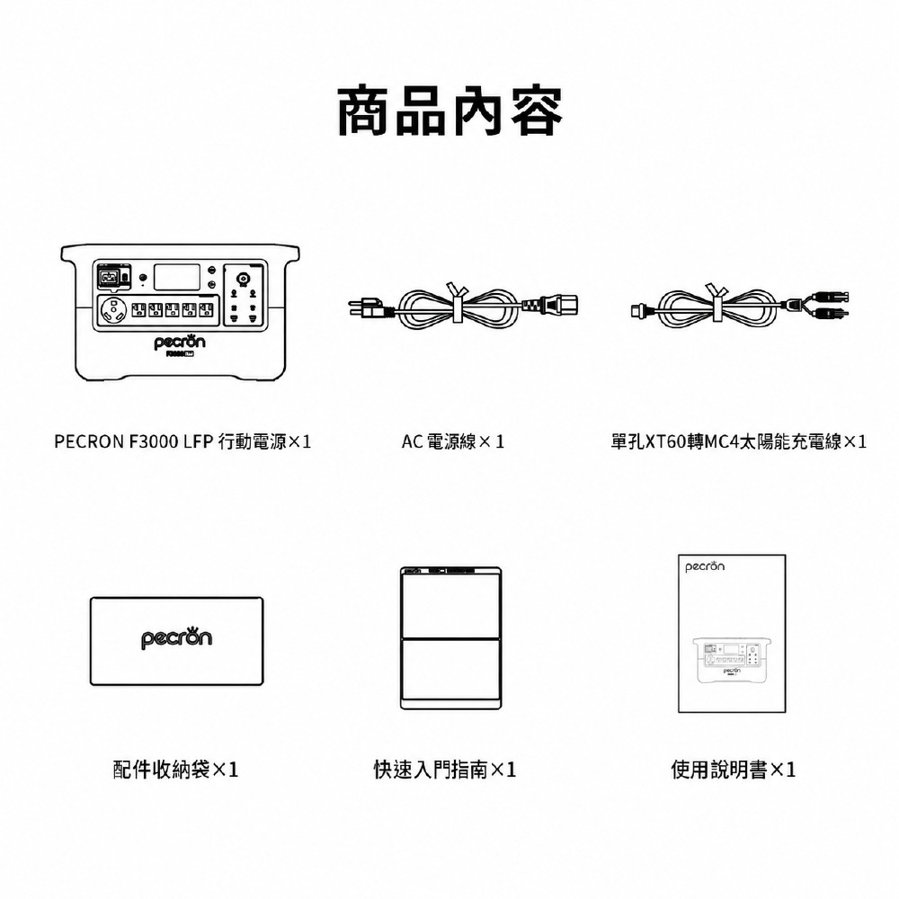Pecron F3000LFP LQ便攜式電源站3度電戶外電源3600W 3072Wh-細節圖10