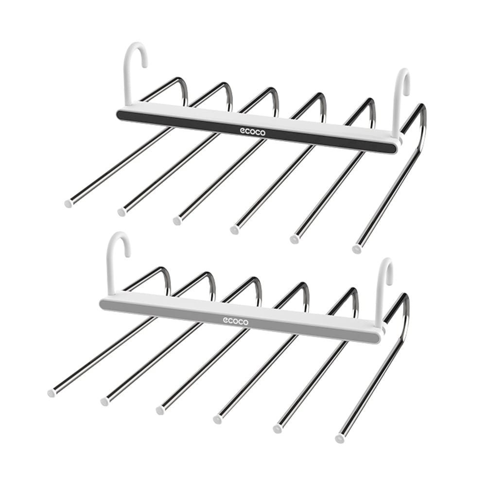 褲子收納架 多層衣架 折疊 收納架 褲架 毛巾架 圍巾架 內衣架 曬架 晾衣架 魔術衣架 掛架 浴巾架 衣物收納架-細節圖2