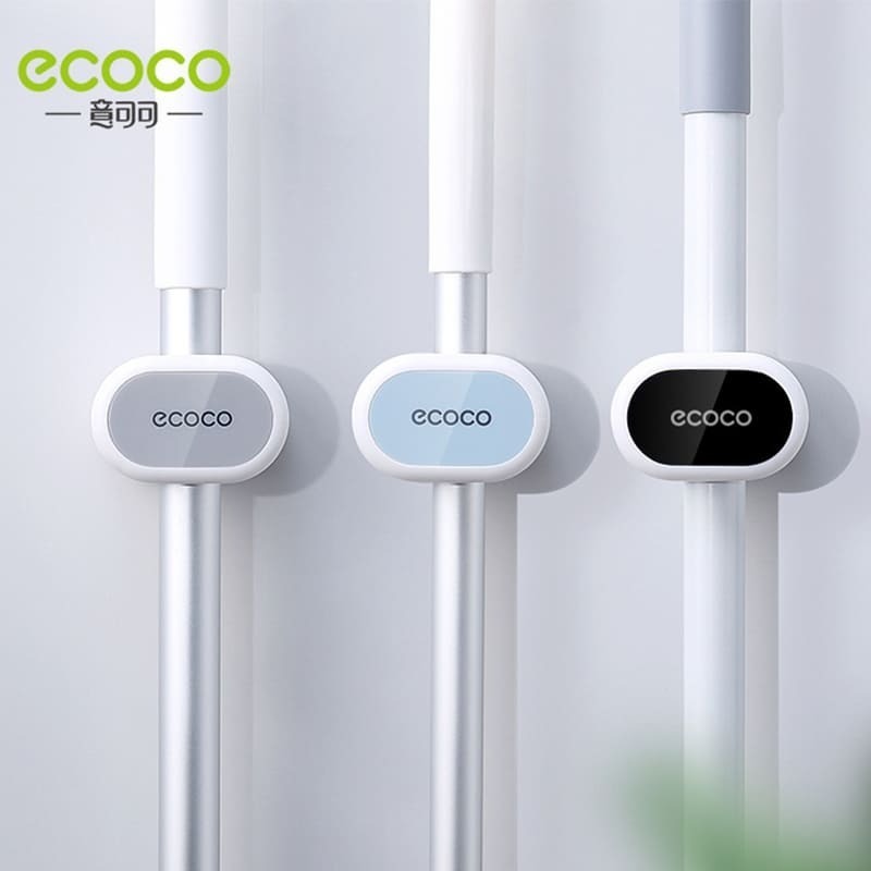 ecoco 意可可 拖把架 拖把座 掃把座 掃把架 馬桶刷架 馬桶刷座 刷子架 刷子座 無痕壁掛 刷子架-細節圖9