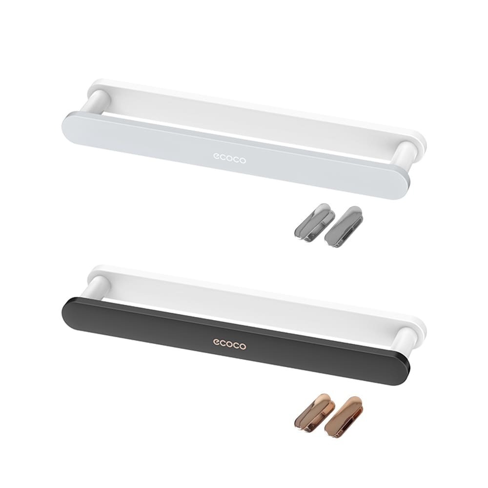 ecoco 意可可 伸縮鞋架 壁掛式 拖鞋架 毛巾架 鍋蓋架 雨傘架 收納架 置物桿 鞋子 浴巾架 收納 置物 短款-細節圖2