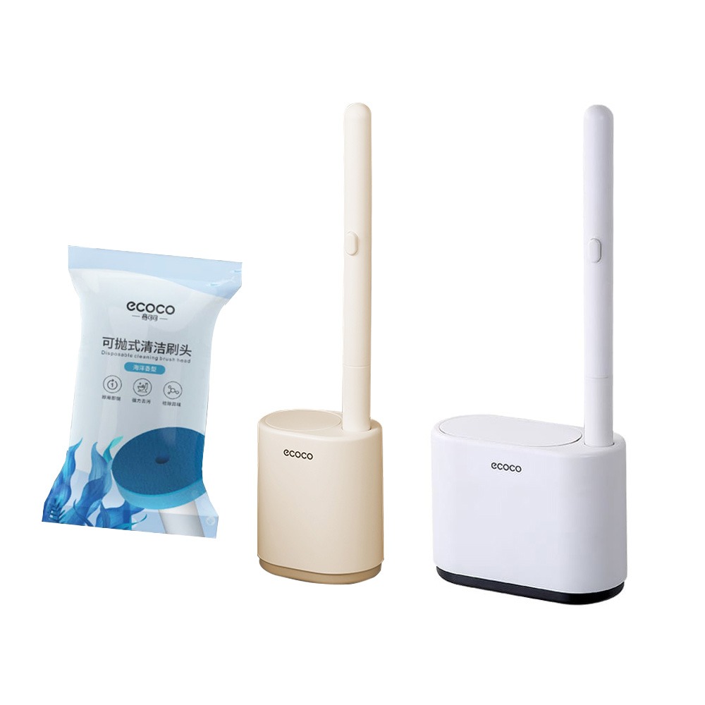 ecoco 意可可 拋棄式馬桶刷 壁掛式 馬桶刷 清潔刷 刷子 拋棄式 可拋式 一次性 浴室馬桶刷 香氛馬桶刷-細節圖2