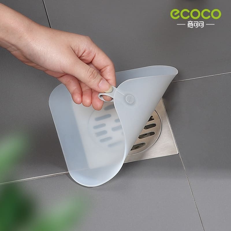 ecoco 意可可 矽膠 防臭地漏墊 水孔蓋 瀝水孔墊 防臭墊 防蟲墊 防水墊 浴室 排水孔墊 止水蓋 地漏蓋 矽膠墊-細節圖8
