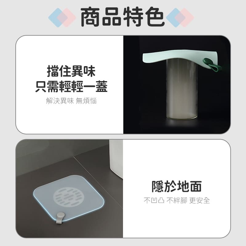 ecoco 意可可 矽膠 防臭地漏墊 水孔蓋 瀝水孔墊 防臭墊 防蟲墊 防水墊 浴室 排水孔墊 止水蓋 地漏蓋 矽膠墊-細節圖6