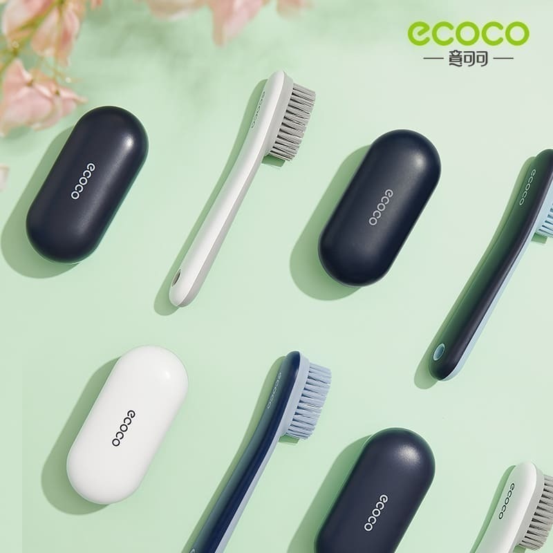 ecoco 意可可 多功能萬用清潔刷 長款 白色 清潔刷 洗衣刷 角落刷 軟毛刷 鞋刷 刷具 去污刷 長柄刷 刷子-細節圖9