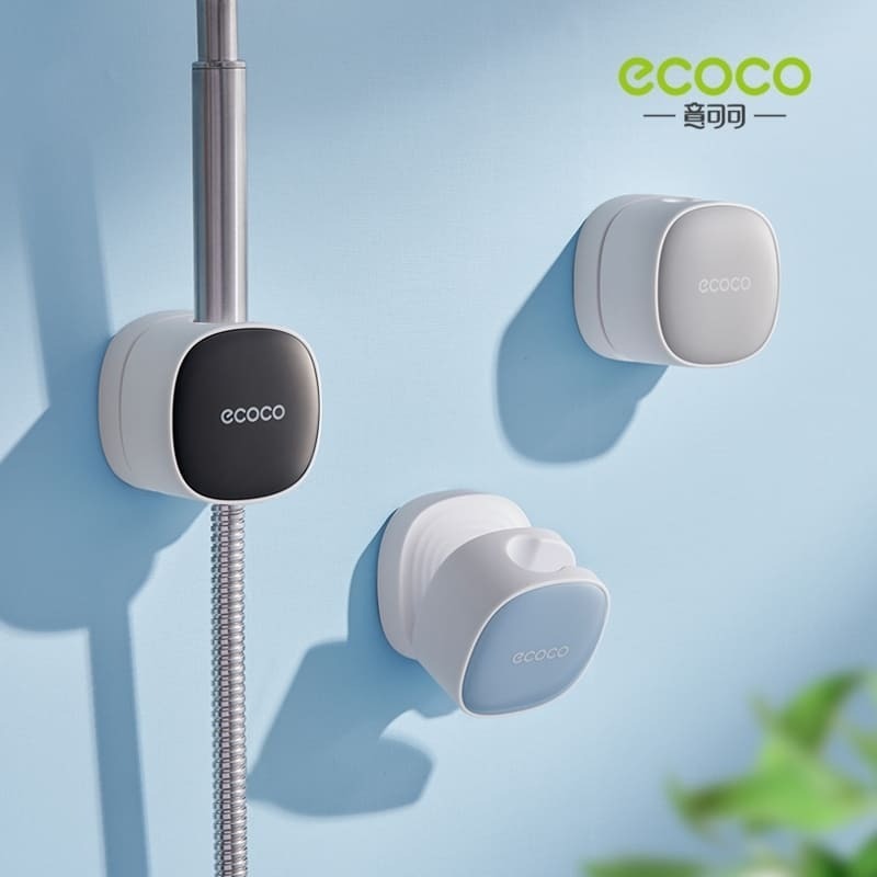 ecoco 意可可 蓮蓬頭支架 蓮蓬頭架 底座 壁掛式 花灑架 蓮蓬頭座 花灑 蓮蓬頭 淋浴管 支架 支撐架 固定架-細節圖9