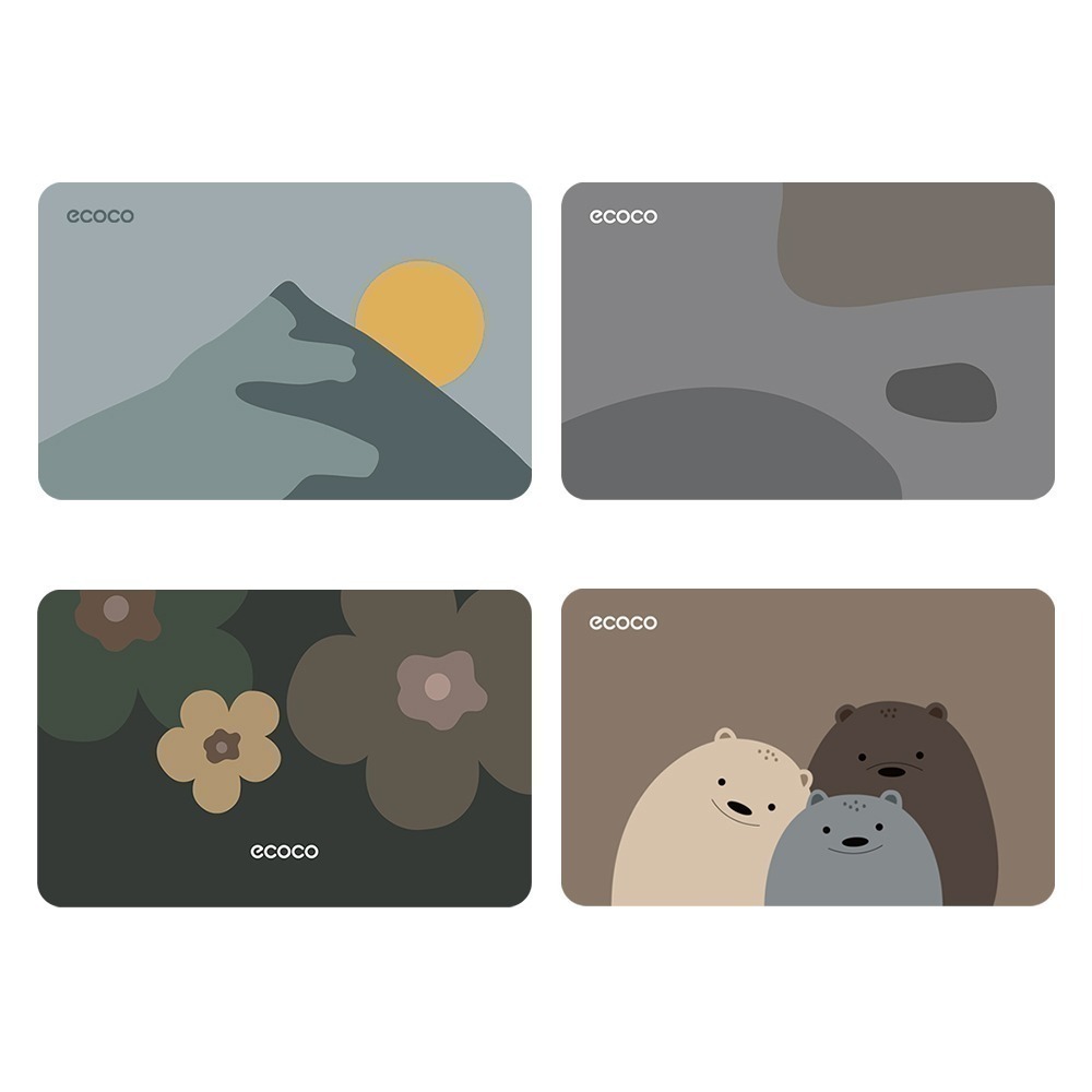 ecoco 意可可 硅藻土 吸水地墊 地墊 地毯 浴室地墊 腳踏墊 矽藻泥 吸水墊 廚房地墊 防滑第墊 軟地墊 防滑-細節圖2