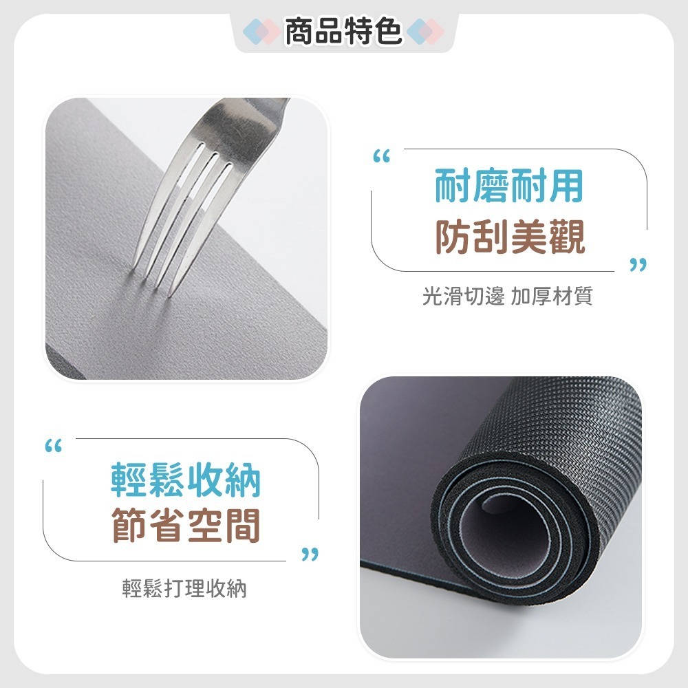 ecoco 意可可 硅藻土 吸水地墊 地墊 地毯 浴室地墊 腳踏墊 矽藻泥 吸水墊 廚房地墊 防滑第墊 軟地墊 防滑-細節圖6