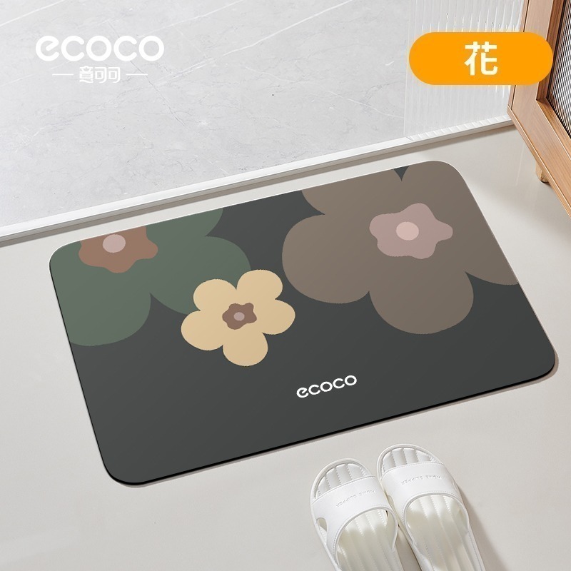ecoco 意可可 硅藻土 吸水地墊 地墊 地毯 浴室地墊 腳踏墊 矽藻泥 吸水墊 廚房地墊 防滑第墊 軟地墊 防滑-規格圖9