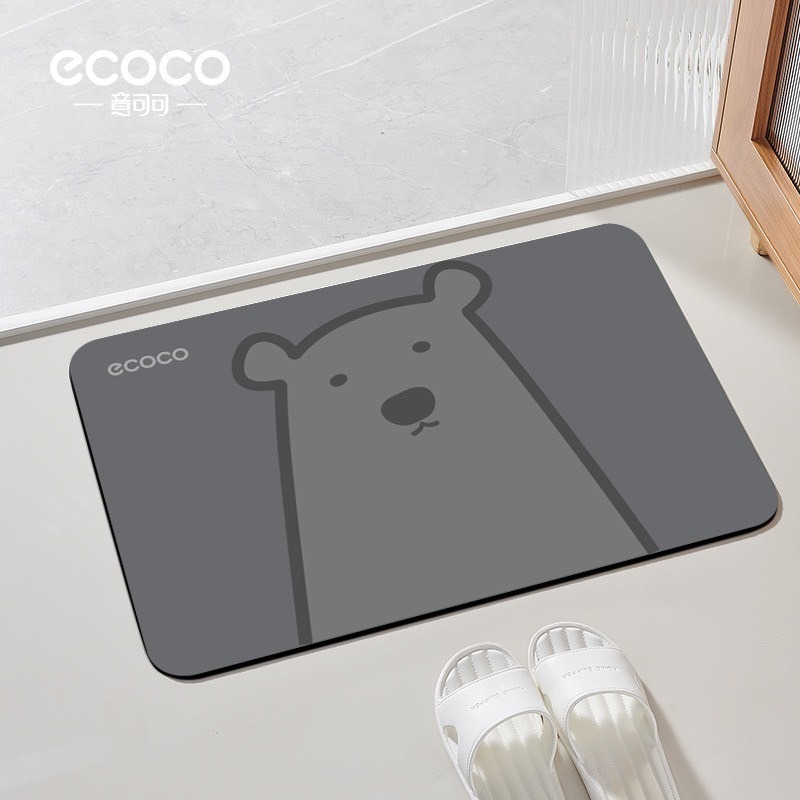 ecoco 意可可 硅藻土 吸水地墊 地墊 地毯 浴室地墊 腳踏墊 矽藻泥 吸水墊 廚房地墊 防滑第墊 軟地墊 防滑-規格圖8