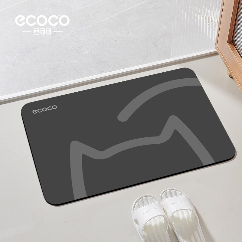 ecoco 意可可 硅藻土 吸水地墊 地墊 地毯 浴室地墊 腳踏墊 矽藻泥 吸水墊 廚房地墊 防滑第墊 軟地墊 防滑-規格圖8