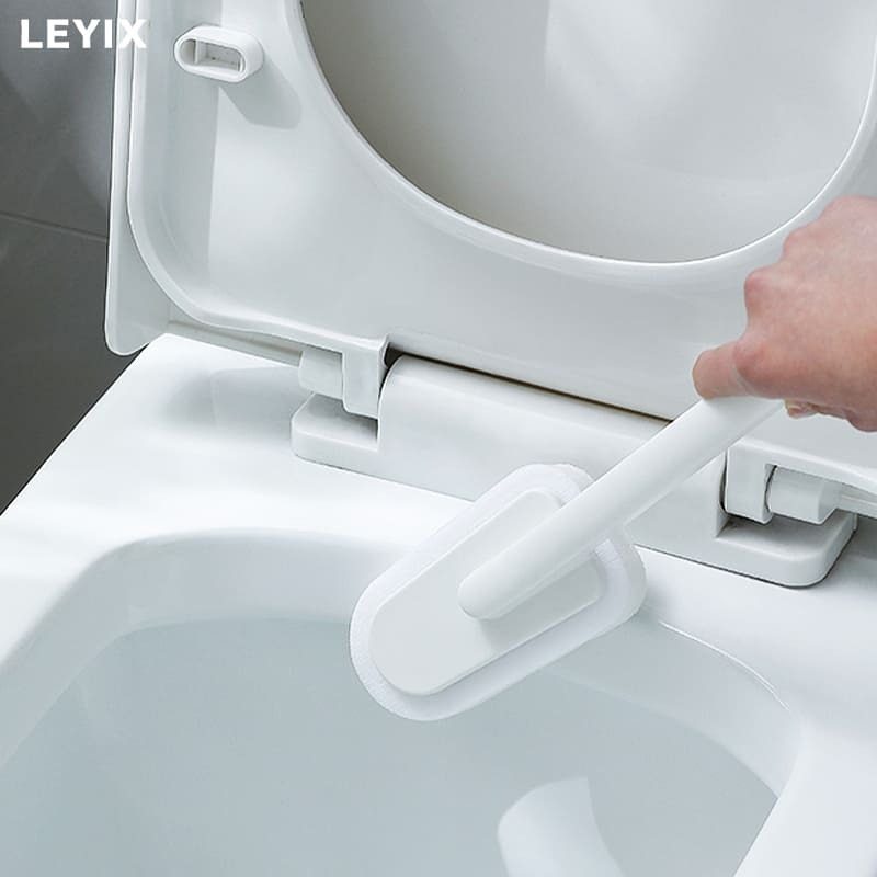 樂藝思｜清潔刷 可換刷頭 馬桶刷 廁所刷 地板刷 百潔刷 海綿刷 長柄刷 菜瓜布 玻璃 牆壁 清潔 刷子 縫隙刷-細節圖6