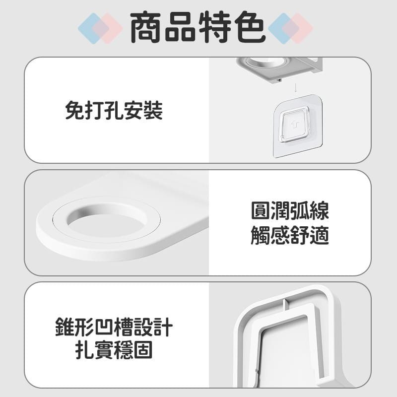 樂藝思｜瓶子收納架 壁掛式 沐浴瓶罐架 瓶口架 收納架 沐浴乳架 洗髮精架 浴室 瓶罐 沐浴乳 洗髮精 收納-細節圖4