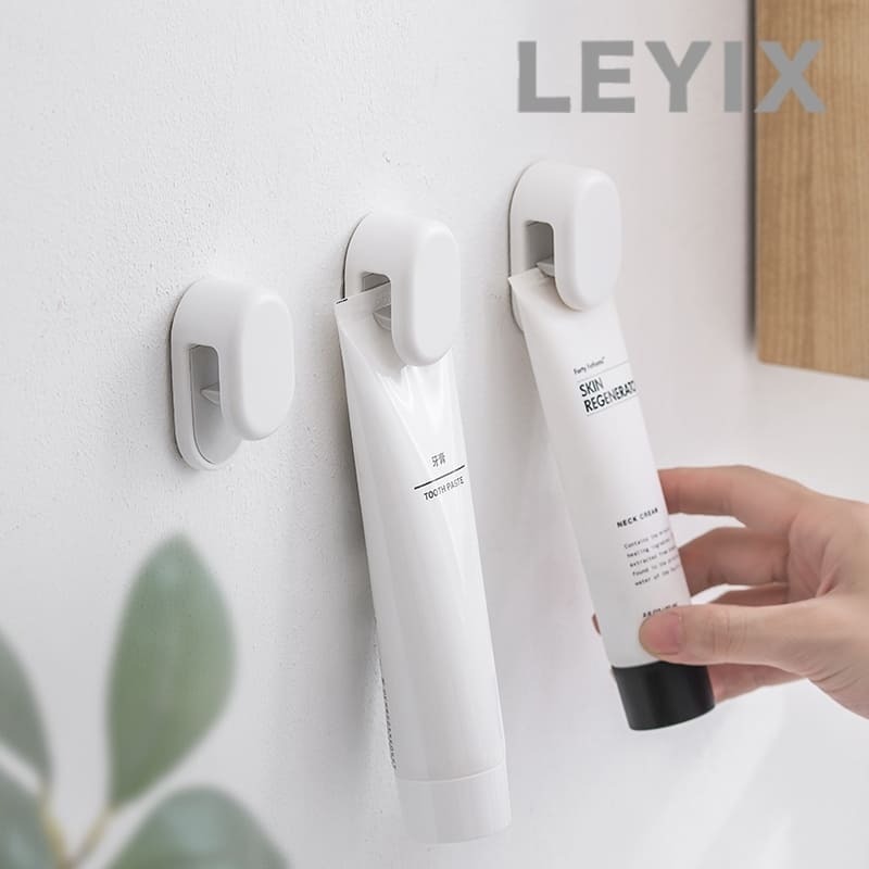 樂藝思｜牙膏收納夾 壁掛式收納夾 浴室收納夾 洗面乳 牙膏 毛巾 收納 收納夾 掛夾 壁貼夾 壁掛夾 固定夾-細節圖9